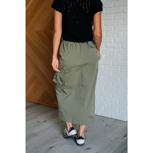 Explain It Away Cargo Skirt - Picture 10 of 11